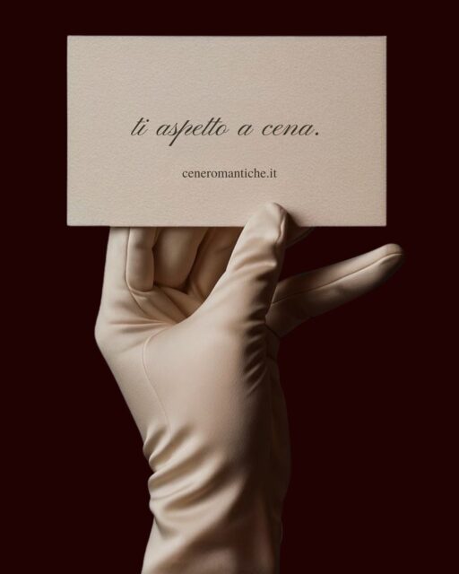 “Ti aspetto a cena. In un posto che nemmeno ti immagini”.
Manca sempre meno.

#ceneromantiche #winterseason