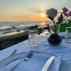 Cena in spiaggia al Lido Hawaiian Beach